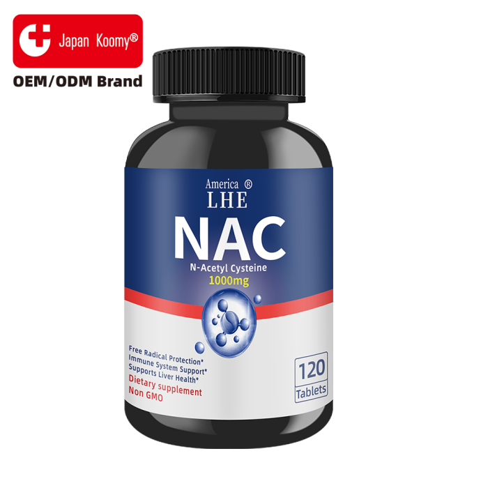 NAC-Tabletten, antioxidative Unterstützung der Leber und der Atemwege